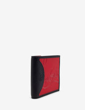 Load image into Gallery viewer, Coolcard Sneakers Sole Black & Red Billfold Wallet