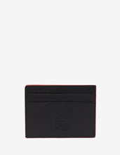 Load image into Gallery viewer, Kios Black Grain Leather Spikes Card Holder -
