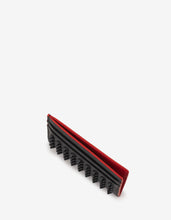 Load image into Gallery viewer, Kios Black Grain Leather Spikes Card Holder -
