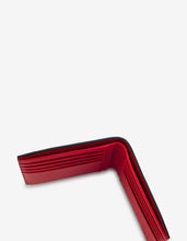 Load image into Gallery viewer, Coolcard Sneakers Sole Black &amp; Red Billfold Wallet -
