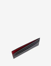 Load image into Gallery viewer, Kios Marine Blue Grain Leather Spikes Card Holder -
