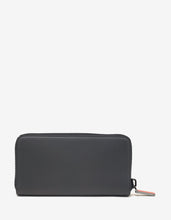 Load image into Gallery viewer, Panettone Charbon Grey Leather Wallet with Crest
