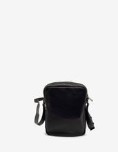 Load image into Gallery viewer, Black Leather Brad Pouch
