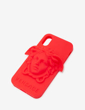 Load image into Gallery viewer, Red Medusa Silicone iPhone X Phone Case
